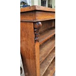 Open Shelf Bookcase Display Case Victorian